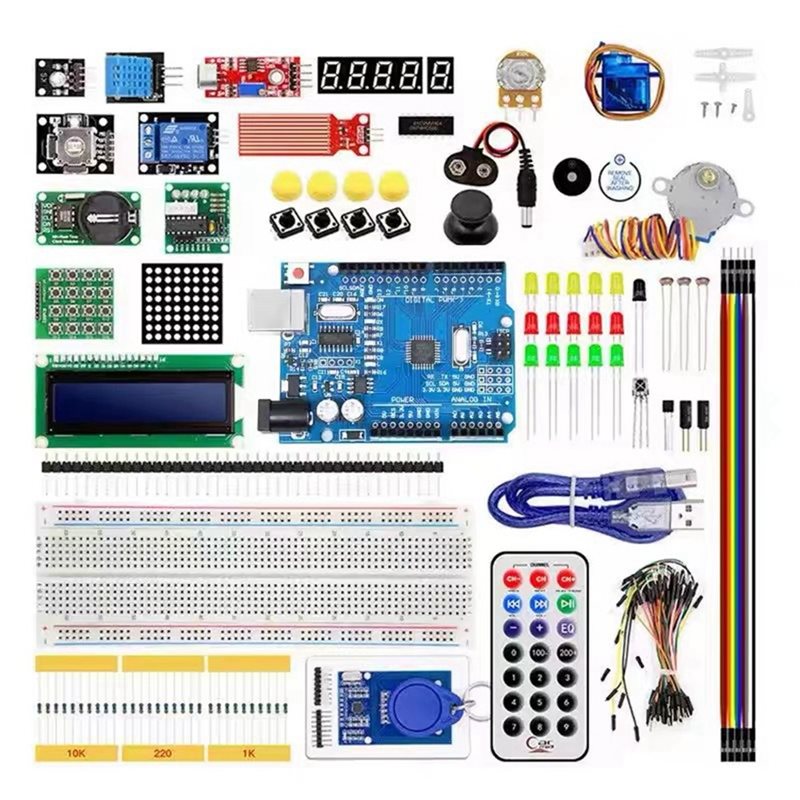 Diy Electronics Starter Kit - 스테퍼 모터 학습 세트가 포함된 Arduino