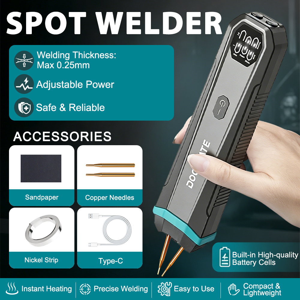Diy Electronics Spot Welder - 경량 휴대용 핸드헬드 스폿 용접기, 니켈강