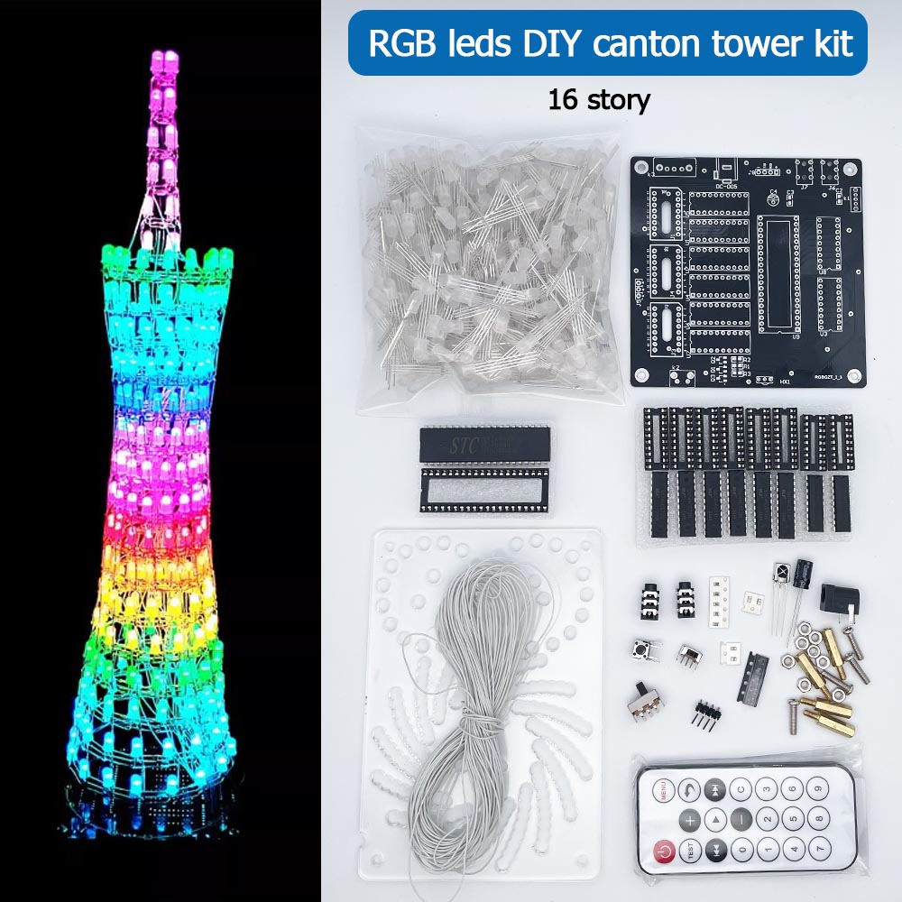 Diy Electronics India - DIY 전자 납땜 키트 RGB LED