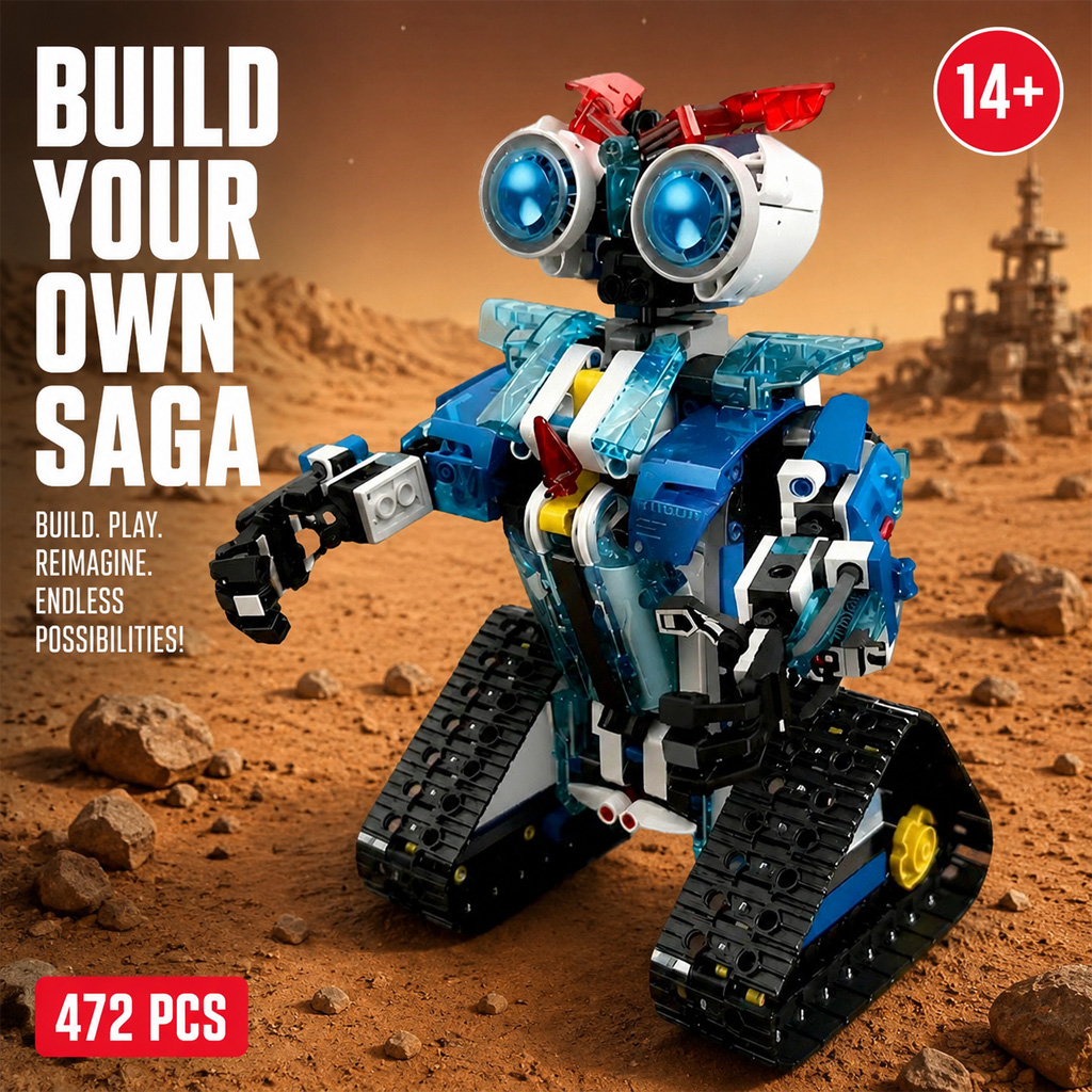 Diy Electronics India - 476PCS 미니 로봇 빌딩 블록 세트