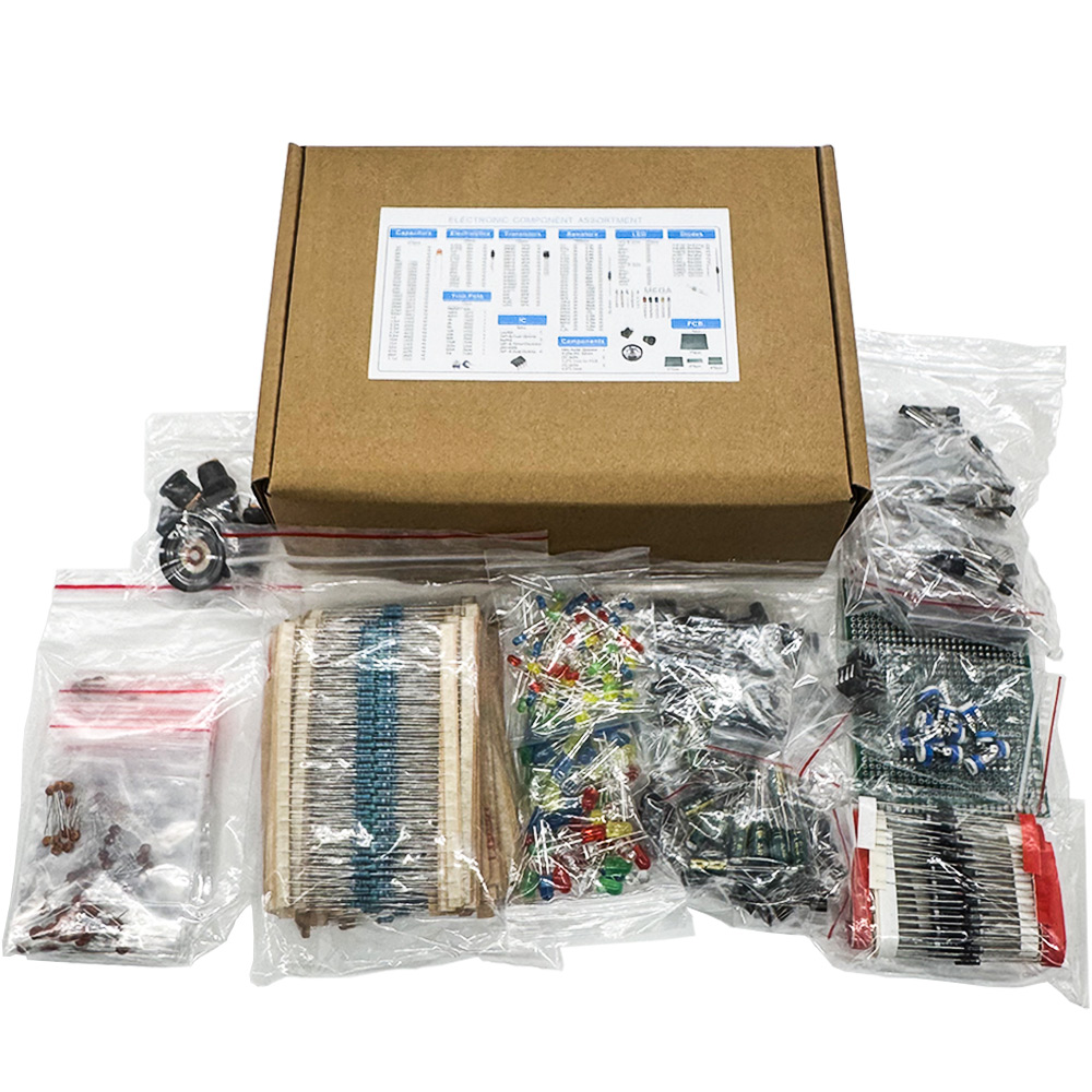 Diy Home Electronics Projects - 1900개 전자 부품 키트, 커패시터, 저항기,