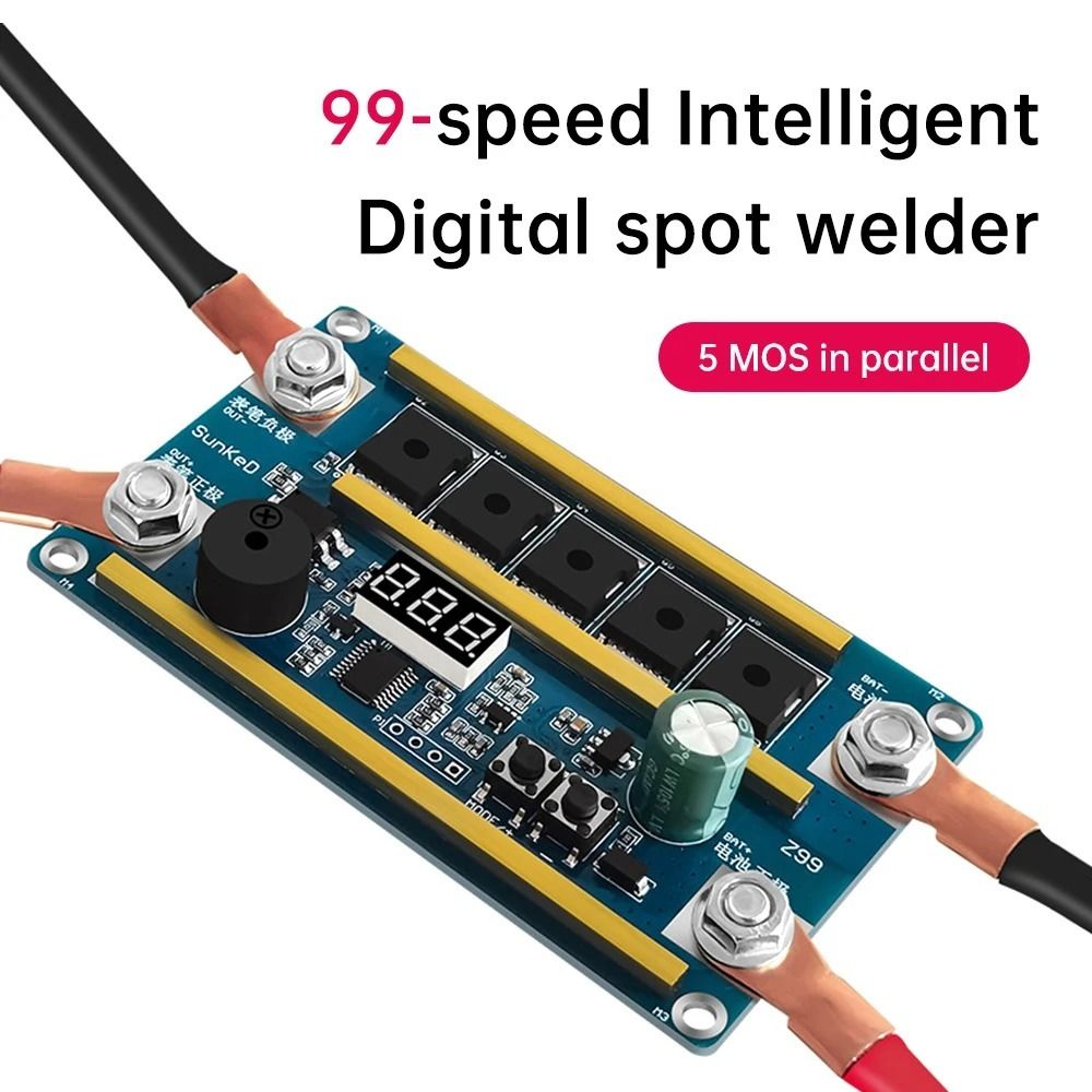 Diy Electronics Spot Welder - 휴대용 12V 스팟 용접기 10AWG 조절식